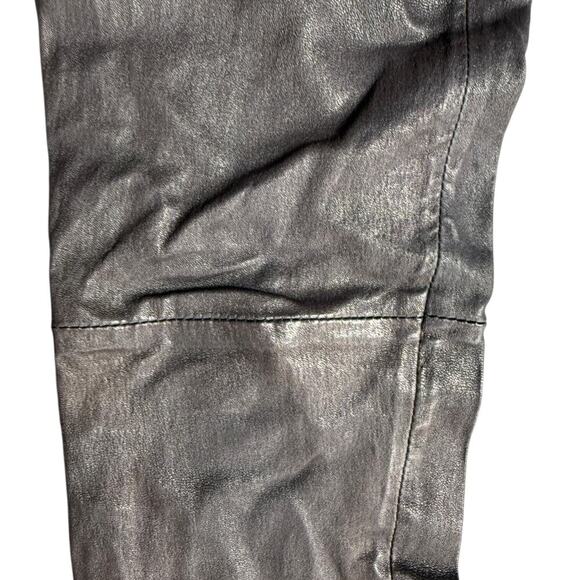 Oakwood Leather Pants, Size 36FR, Black L32 inch, US2-4 - Picture 4 of 9
